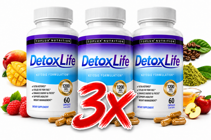 LLEVA 3 DetoxLife KETO 60 cápsulas