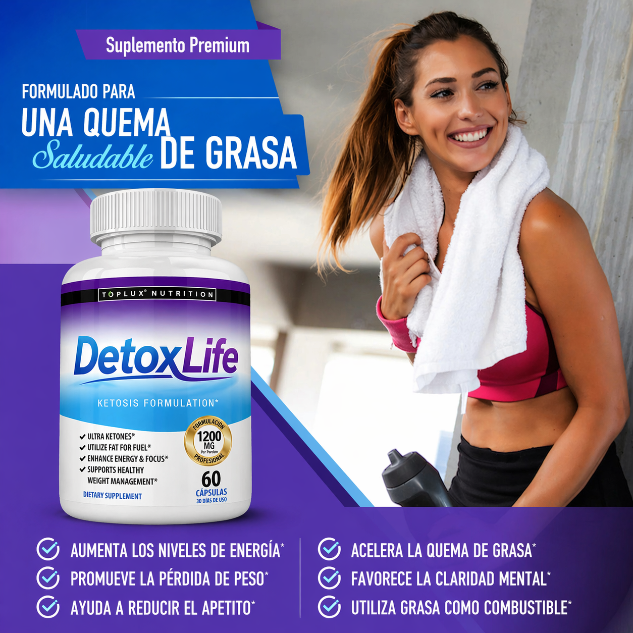 DetoxLife KETO 60 cápsulas