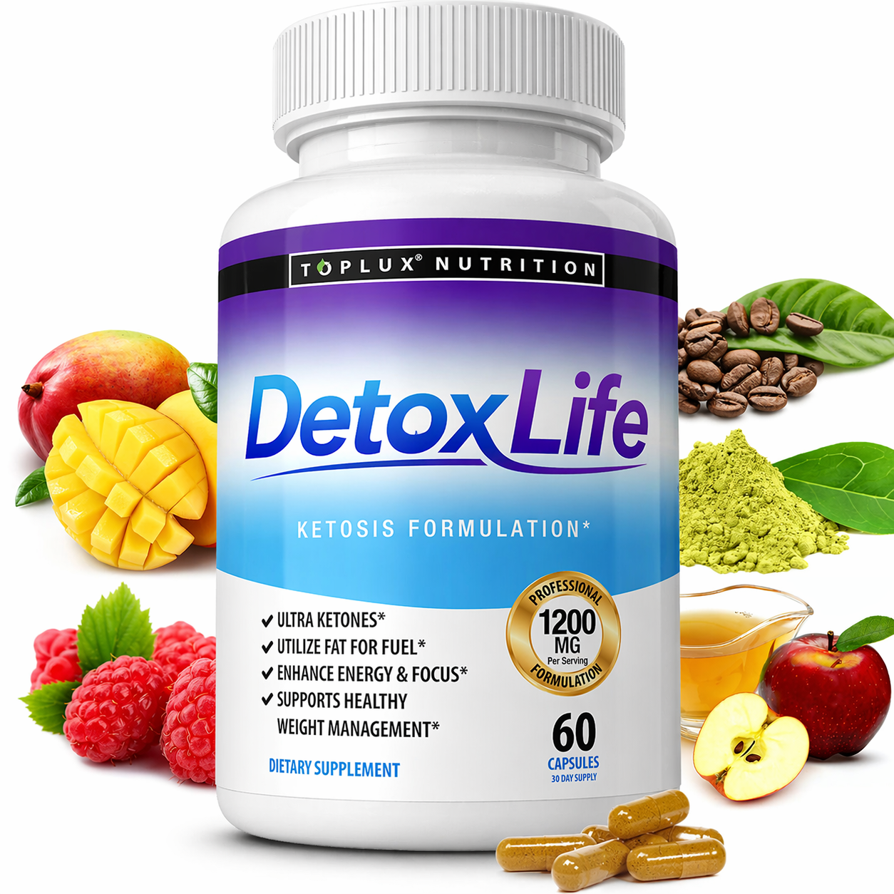 DetoxLife KETO 60 cápsulas